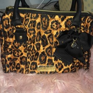 Betsey Johnson leopard bag